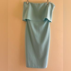 Likely Driggs Strapless Dress in Aqua - size 2